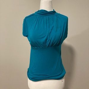 Sleeveless turquoise blouse (2/13 deal)